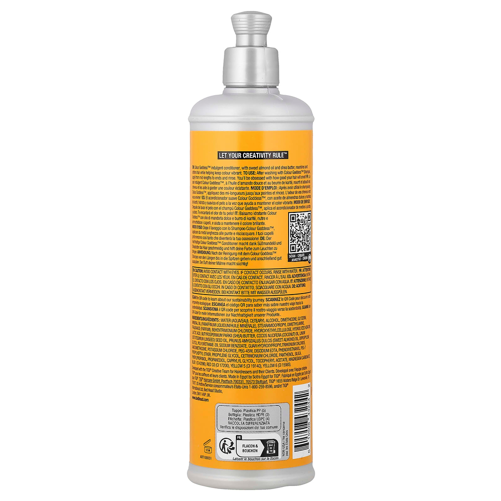 TIGI, Bed Head, Color Goddess™, кондиционер с маслами, для окрашенных волос, 400 мл (13,53 жидк. унции)