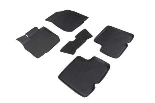 Резиновые коврики с высоким бортом для Renault Duster 2011-2015, Seintex.82718