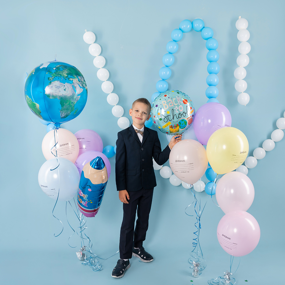 Фигура 29" Школьный карандаш, Синий Fl