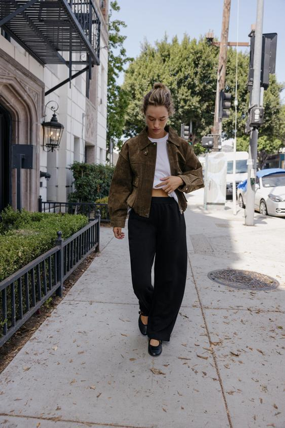 ZARA БАЗОВЫЕ БРЮКИ ИЗ МЯГКОЙ ТКАНИ, ЧЕРНЫЙ