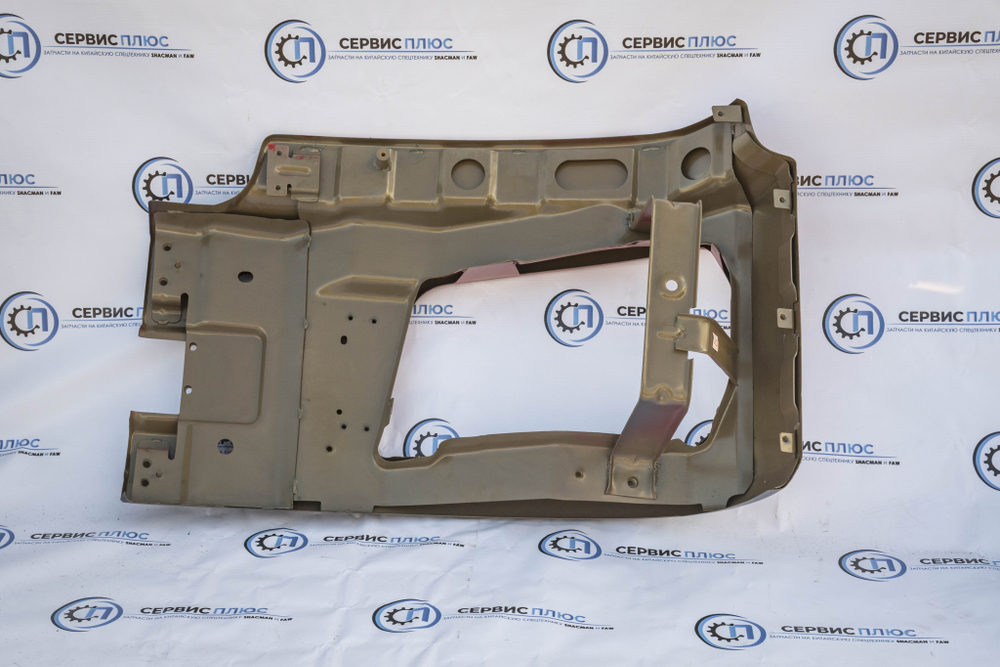 Бампер самосвал правый X3000 (красный)