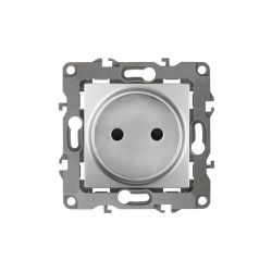 Розетка ЭРА Серия 12 12-2105-03 2P 16A-250В IP20 алюминий