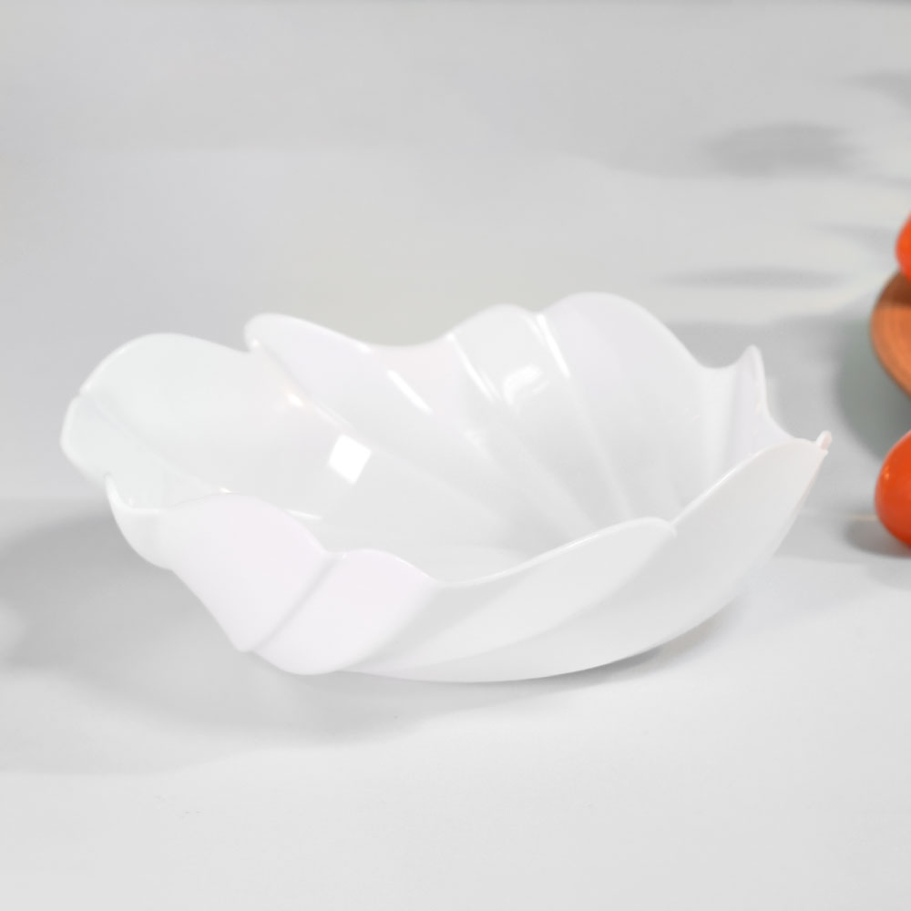 Салатник 0,45л фигурный "Oslo", цвет снежно-белый