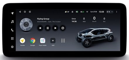 Магнитола для Mitsubishi L200 2019-2024 (климат, левый руль) - Teyes LUX ONE ROUND монитор 12.3" 2K QLED на Android 10, CarPlay, 4G SIM-слот