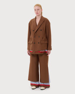 UNDERCOVER БРЮКИ КОРИЧНЕВЫЕ