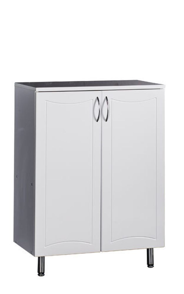 Тумба напольная Стиль-60 2 дв белая 600х816х316