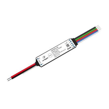 Контроллер SMART-K49-RGBW (12-24V, 4x1A, 2.4G) (Arlight, IP20 Пластик, 5 лет) 028443