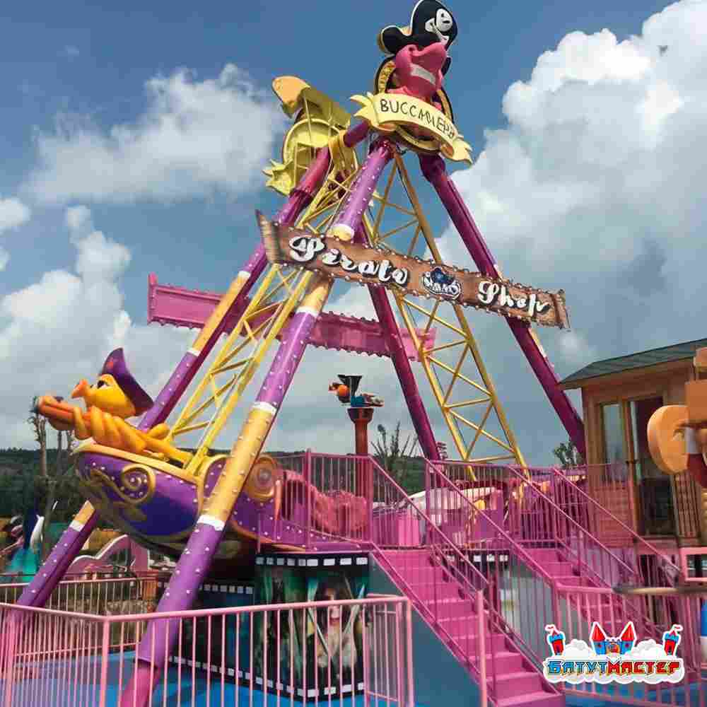 Аттракцион корбаль «Капитан Кряк», 24 места, 16×10×9,5 м