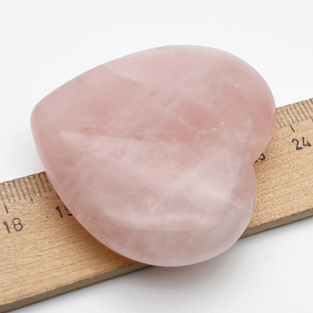 Розовый кварц, сердце, размер 51*46 мм, цена за 1 шт