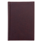 Ежедневник недатированный А5 (138х213 мм) BRAUBERG "Favorite", под фактурную кожу, 160 л., бордовый, 123833