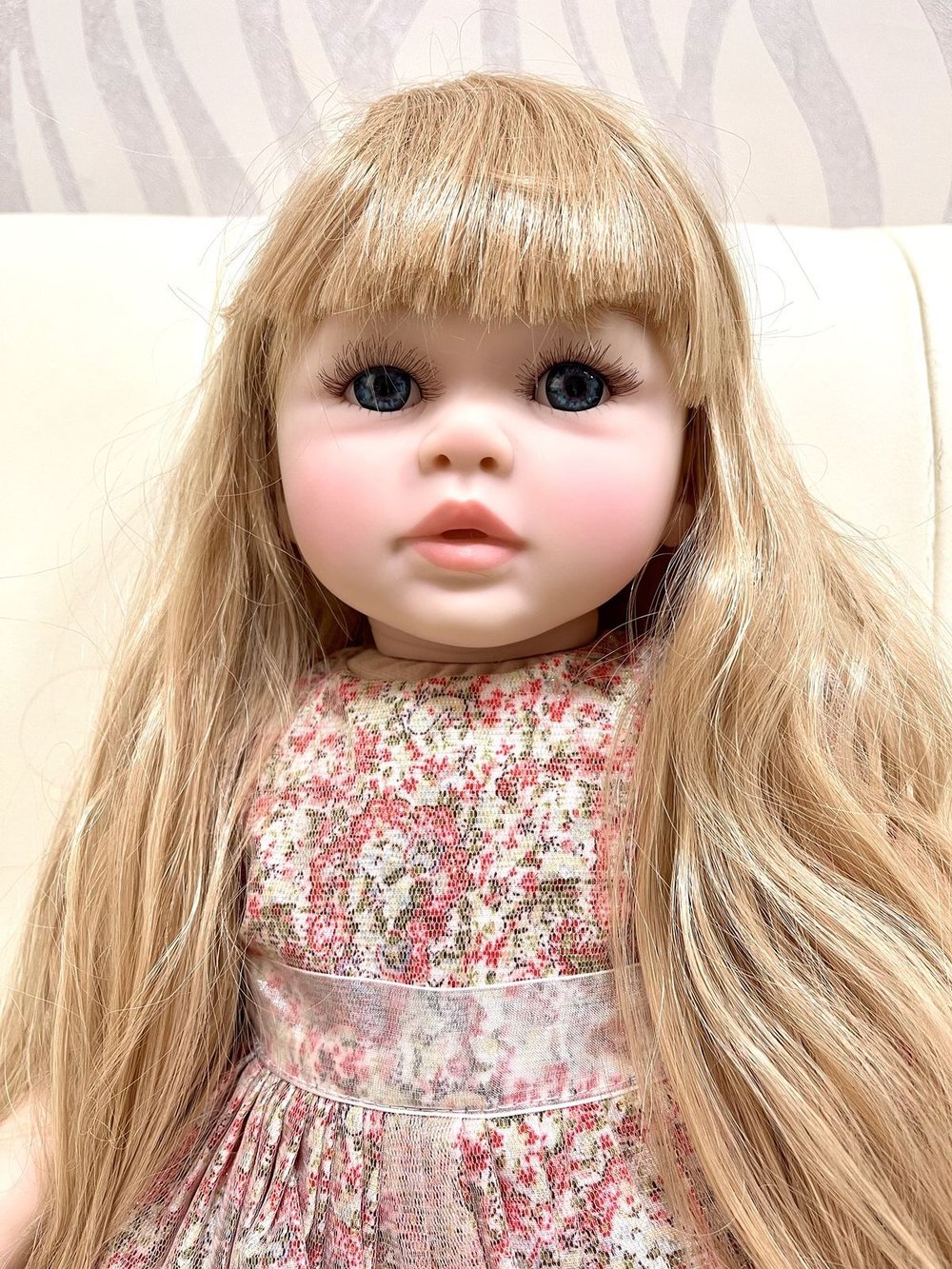 Кукла Реборн мягконабивная 60см в пакете (FA-275A1)