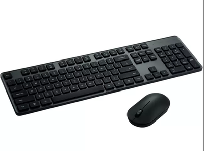 Клавиатура и мышка беспроводная Xiaomi Mijia Wireless Set 2 WXJS02YM Black