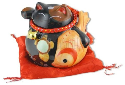 Японский Кот копилка YC-10275A "Долголетие, Благополучие и Защита от зла!"