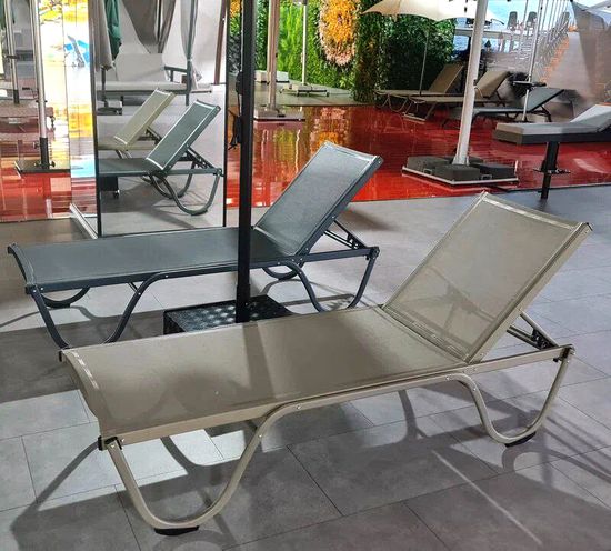 Шезлонг-лежак металлический Ankara