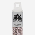 Японский бисер TOHO Treasure (№PF554), непрозрачный глянцевый с металлическим блеском