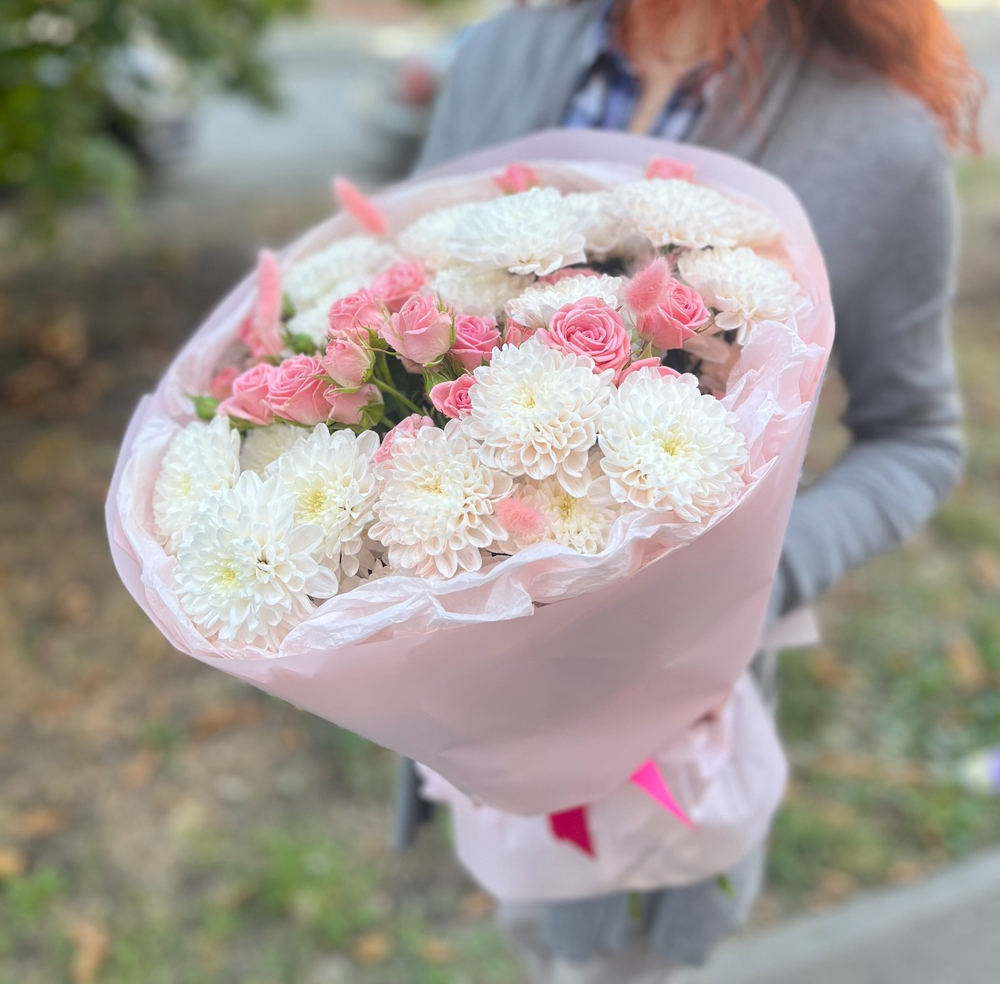 Букет "Лёгкий румянец"