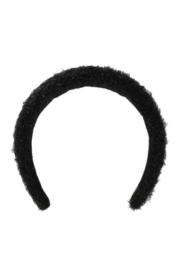 Черный ободок с люрексом