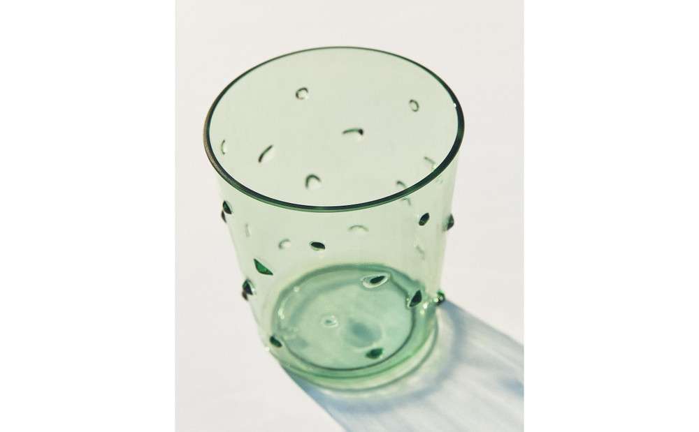 Zara Home стакан из пластика, цвет зелёный, 10.3 см