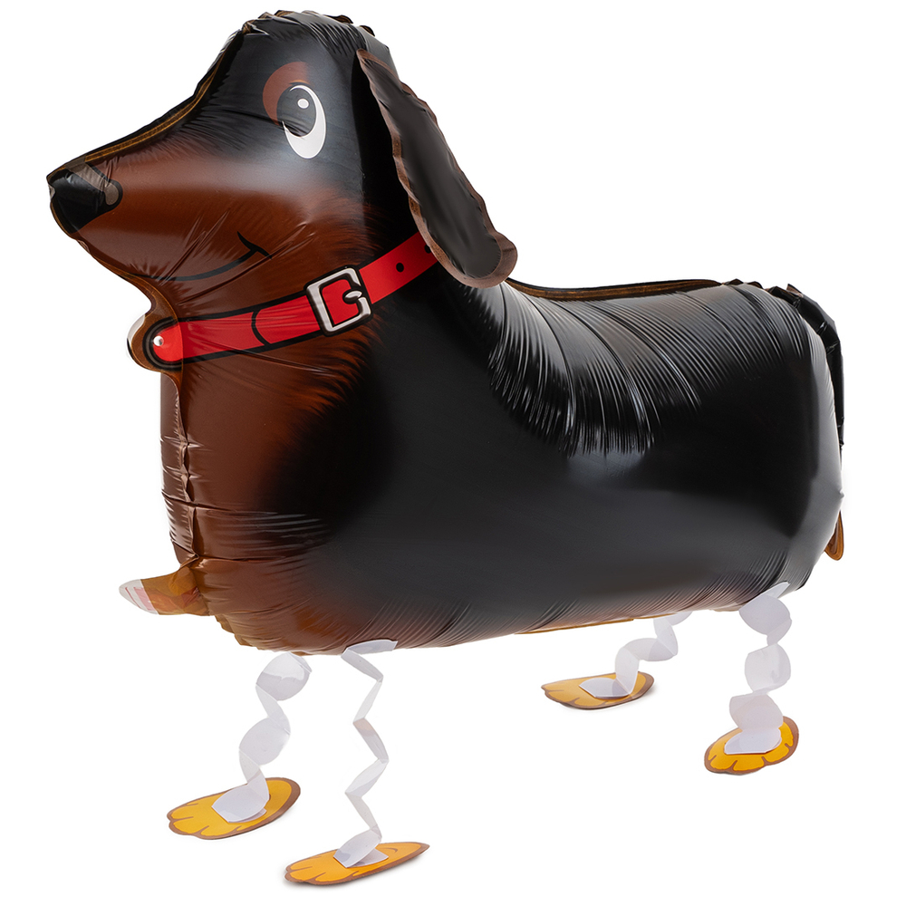 Фольгированный шар-фигура ходячая «Собака» в ассортименте