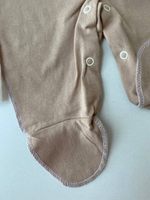 Комплект на выписку "Перышко" 4-пр (плед, комбинезон-кнопка,шапочка, пояс-бант) (Цвет: Бело-розовый)