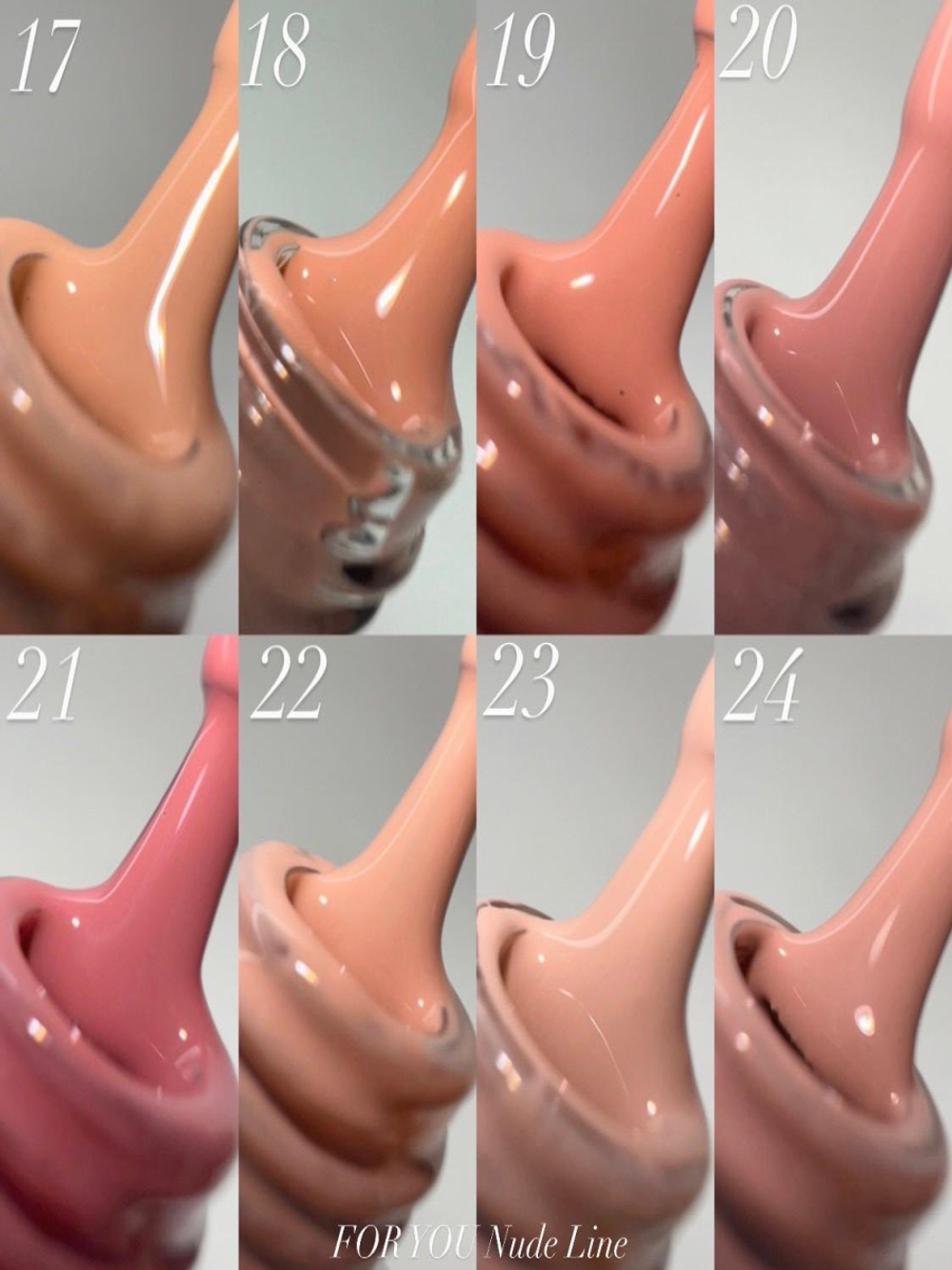 Гель-лак FOR YOU Nude Line № 24