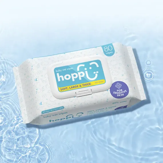 Салфетки детские влажные Hoppi 80 шт