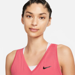 Женская теннисная майка Nike Dri-Fit Court Tank Top Women - Coral