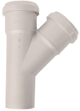 Тройник Sinikon Comfort 110x110 мм 45° канализационный (арт. 508025.K)