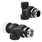Набор термостатический осевой Royal Thermo Design 1/2quot;М30х1,5 (Черный)