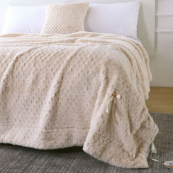 Плед 160х220 Sofi De MarkO Аврил кремовый