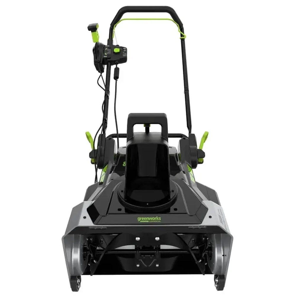 Greenworks 82SN22 82В снегоуборщик аккумуляторный (1 x 8 Ач, ЗУ) ковш 56 см, выброс 12 м 2603307UH