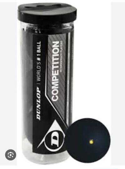 Dunlop Oficial Balls 1-Yellow Intermediate `Players Competition 3x1шт