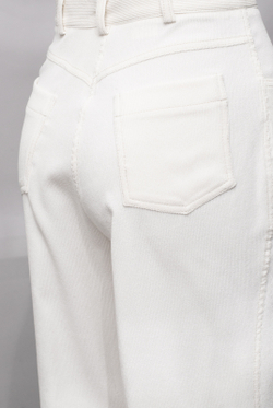 Брюки женские 3605ЛП, молочный #43М023605ЛП