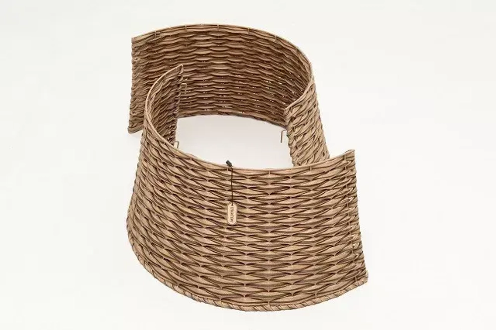 Корзина под елку Прованс 145*110*35 см., разборная, орех, ЕлкиТорг (145-219)