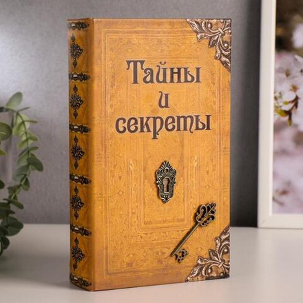 117465 Сейф книга кожа "Тайны и секреты"