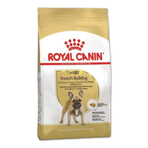 Royal Canin корм сухой для взрослых собак породы французский бульдог