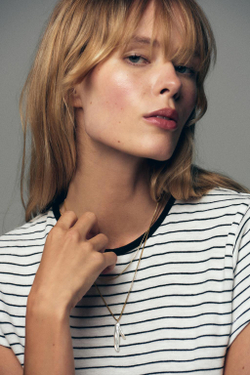 ZARA НАБОР ИЗ 2 ВОДОНЕПРОНИЦАЕМЫХ ОЖЕРЕЛИЙ С ЦЕПОЧКОЙ И ЖЕМЧУГОМ, ЗОЛОТИСТЫЙ