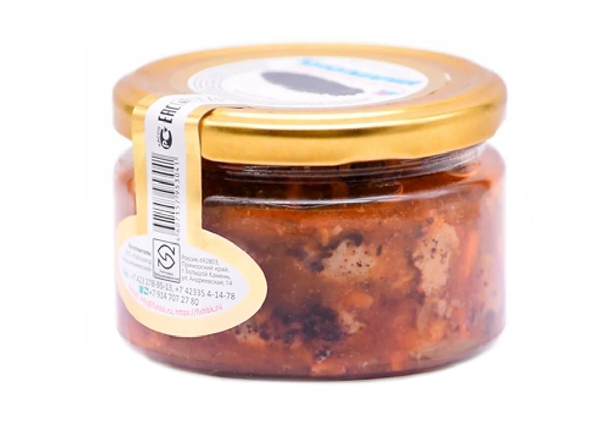 Кукумария с овощами в томатном соусе, 200г