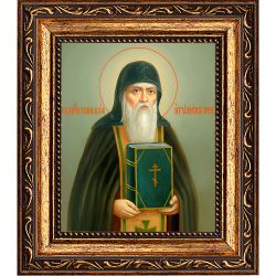 Тимофей Печерский преподобный игумен. Икона на холсте.