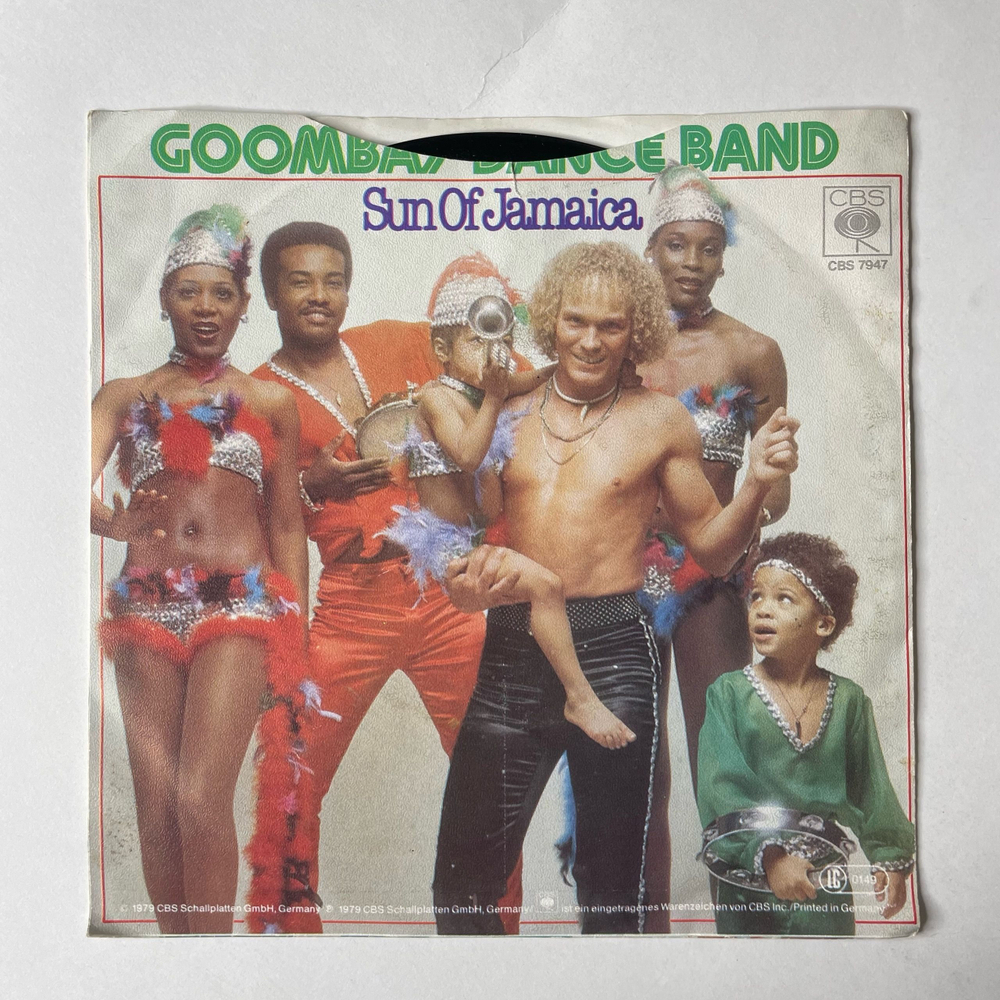Винтажная виниловая пластинка 7 дюймов (маленькая пластинка) Goombay Dance Band Sun Of Jamaica (Germany 1979)