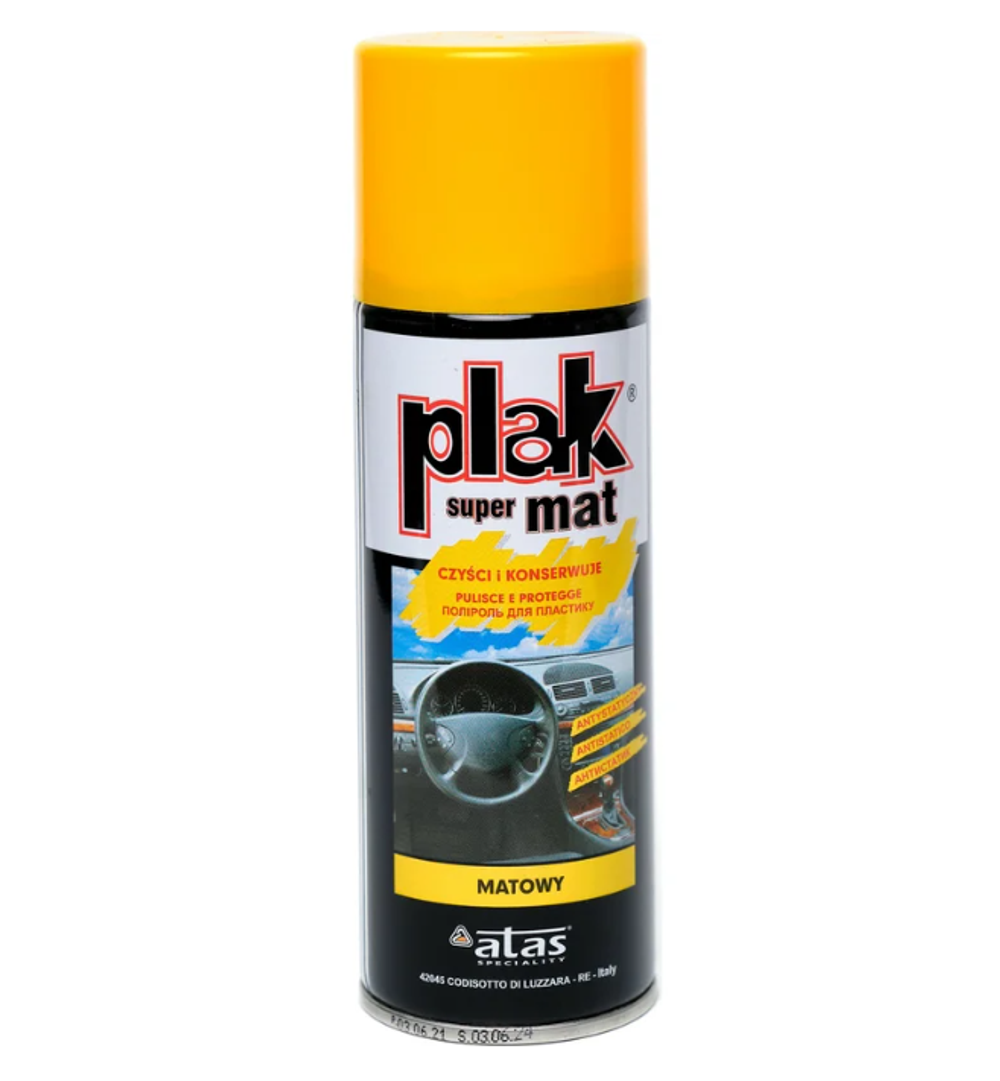 Полироль торпеды спрей PLAK  200мл ПАПАЯ super mat