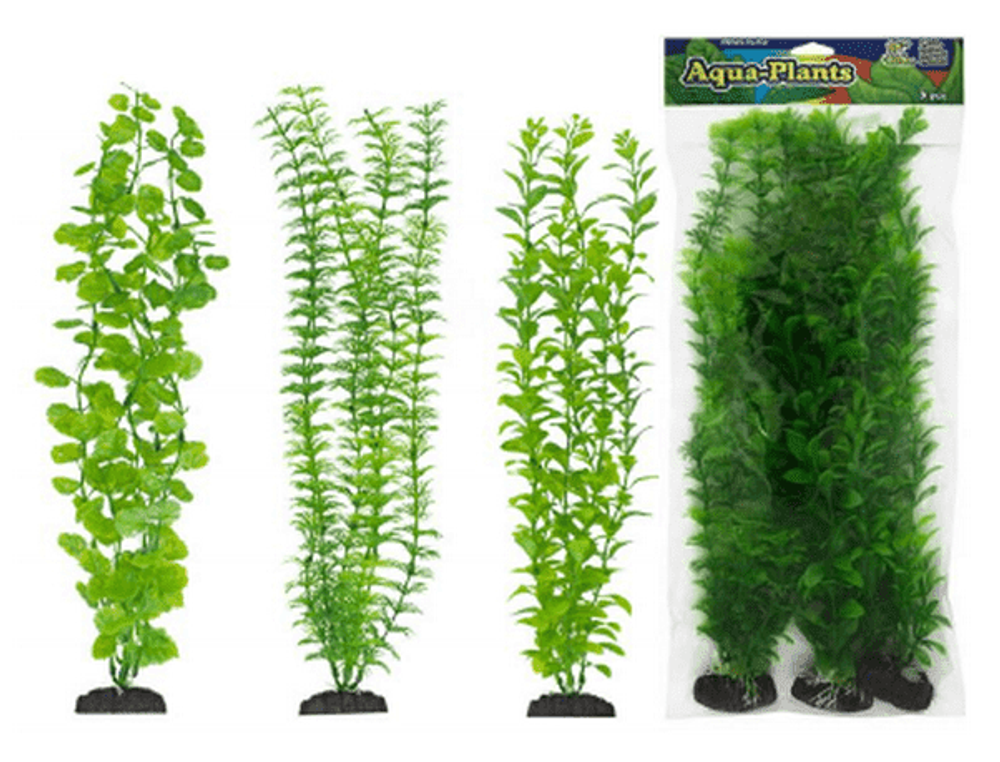 Penn-Plax Растение AQUA-PLANTS 41см зеленое 3шт/уп