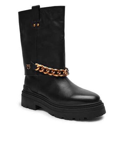 Кожаные ботильоны MIA 12 Pinko - черный(SD0145 P001)