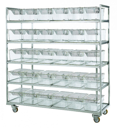 Стеллажи со съемными полками