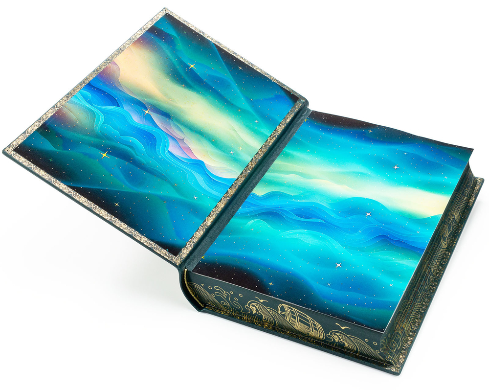 Пушкин А.С. "Сборник сказок". Подарочное издание в кожаном переплете