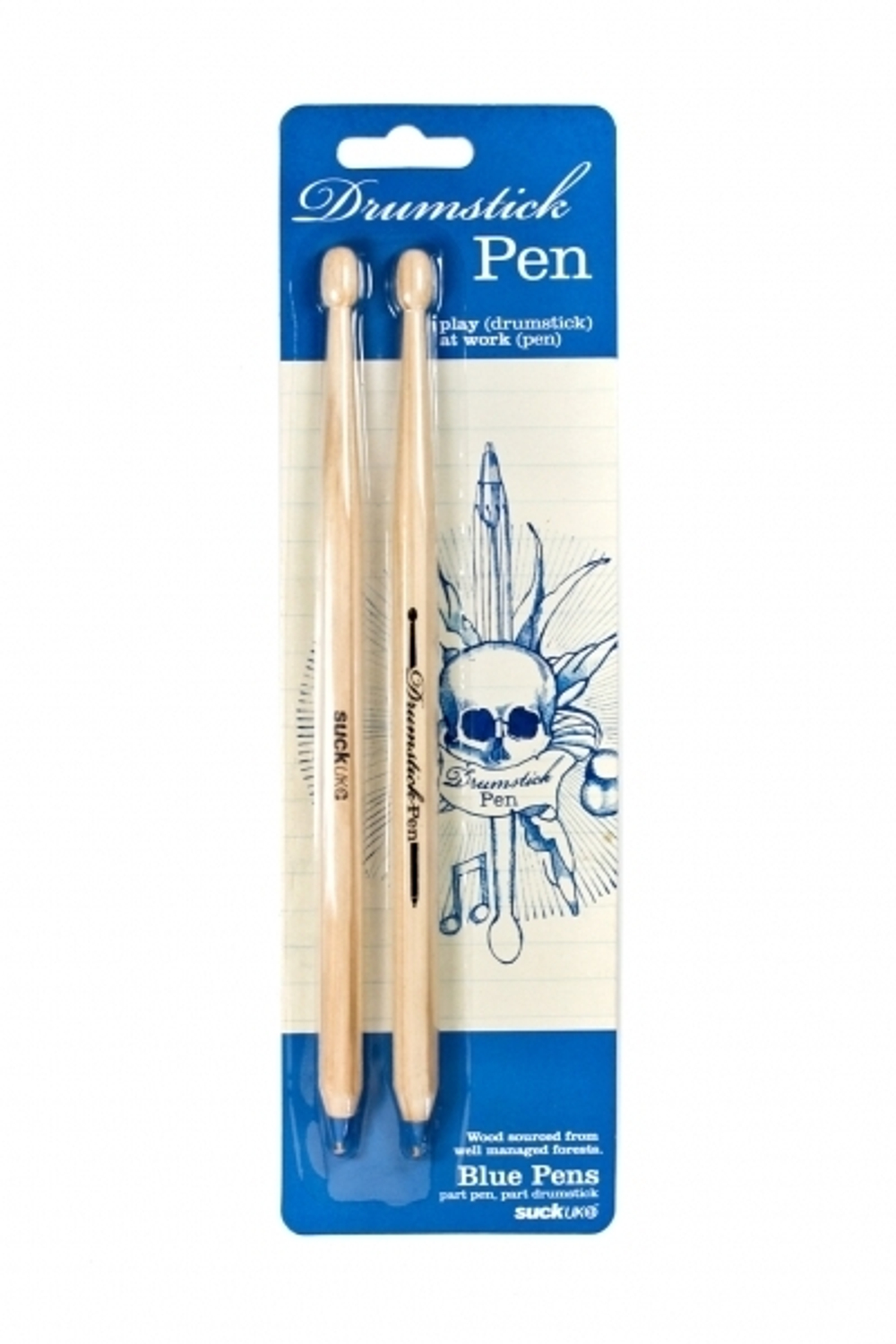 Ручки drumstick синие