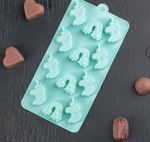 Форма для шоколада 12 ячеек Единорог 22х10,7х1,5 см