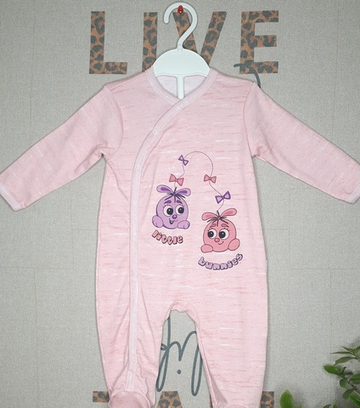 Комбинезон Little bunnies (розовый)