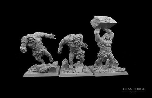 Grand Alliance Destruction Gloomspite Gitz Rockgut Troggoths 1 шт. миниатюра для dnd, днд, pathfinder, фентези, Настольная игра, НРИ, Варгейм, РПГ