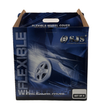 Колпаки на колеса гибкие с эмблемой R15 4шт